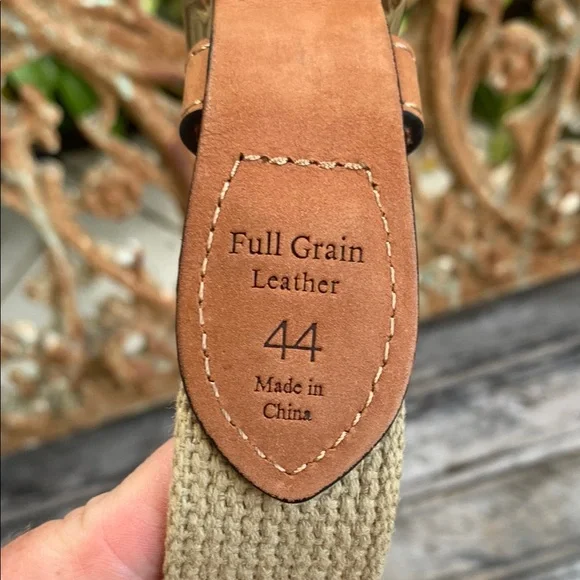 Zep-Pro Brown Leather Belt with Embroidered Snook Design - Picture 6 of 9